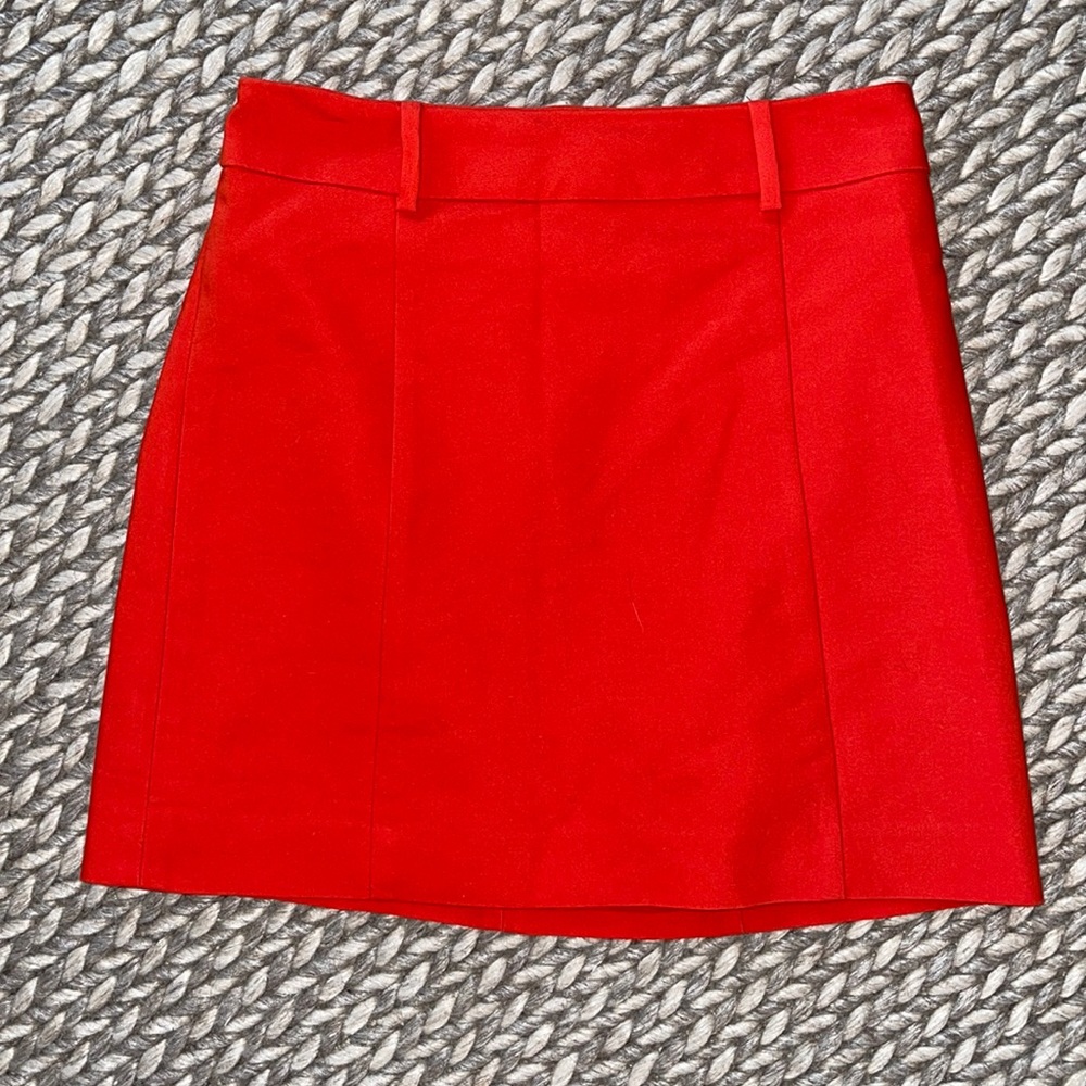 Express Size 0 Orange Mini Skirt